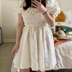 Cottagecore White Sundress.